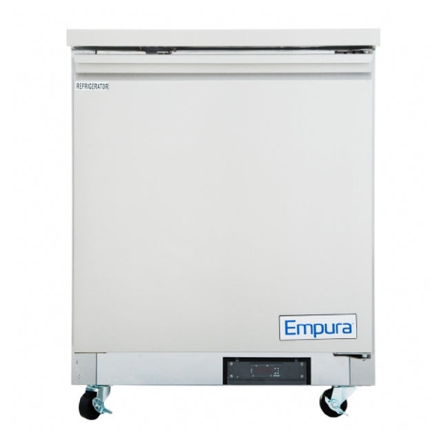 Empura Refrigeration E-KUC27 Stainless Steel Undercounter Refrigerator With 1 Door 27.8" W