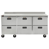 Traulsen CLUC-72R-DW-WT - Dealer's Choice CLUC Series Compact Undercounter Refrigerator With Work Top