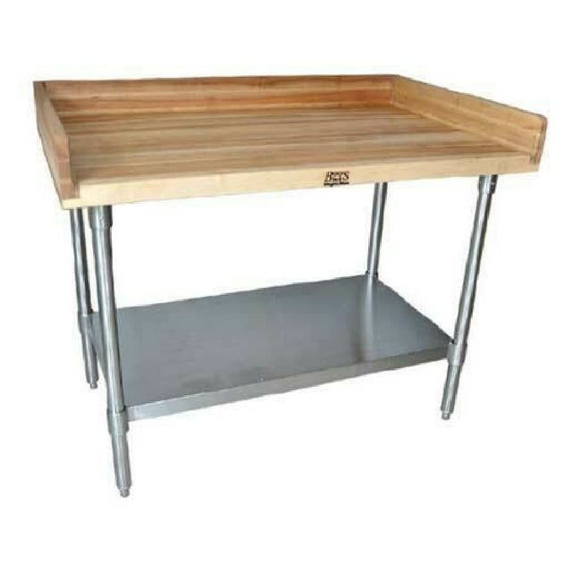 BK Resources MBTS-9636 Bakers Table With Stainless Steel Undershelf 96"W X 36"D X 38-3/4"H Overall Size