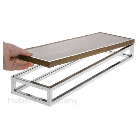 Hubert 18608 - Cerve Collection Riser, 20-1/2"L X 6-2/5"W X 3-1/5"H, Short