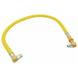 T&S Brass TSHG-4C-48S Gas Hose Flexctd 1/2 X 48 W/90 (3 3/ 4 O.d