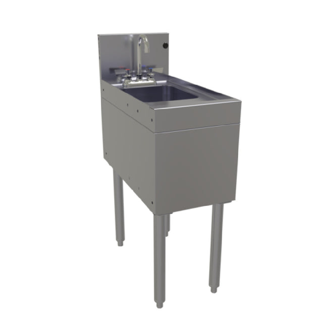 Glastender HSB-12 Underbar Hand Sink Unit Free Standing 12"W X 24"D