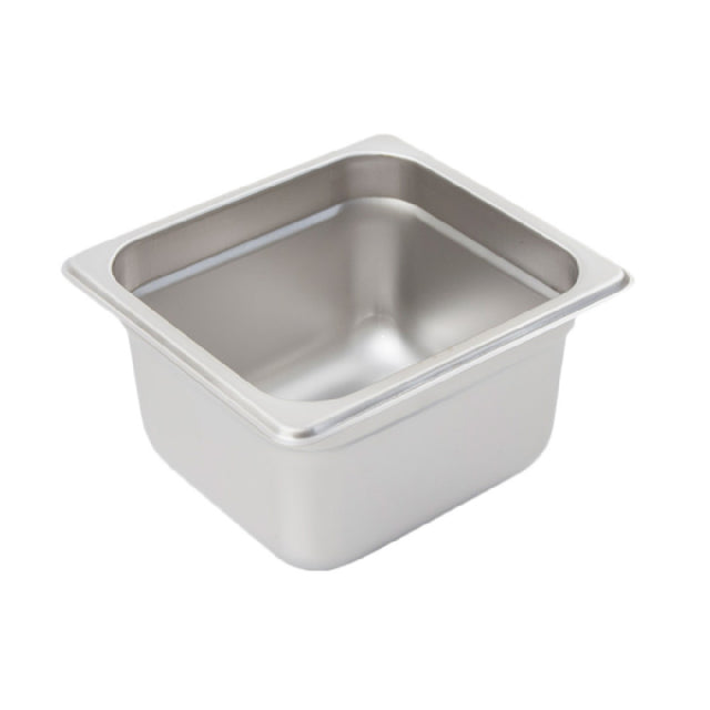 Crestware 2164 Steam Table/Holding Pan 1/6 Size 4" Deep