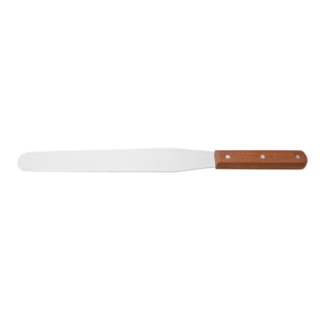 CAC China TNRW-10SP Spatula 10"L Stainless Steel With Wood Handle