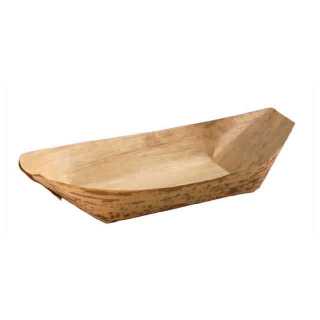 PacknWood 210BJQ12 - Zebra Leaf Boat, 2 Oz., 4.9 X 2.3" X 0.4"H