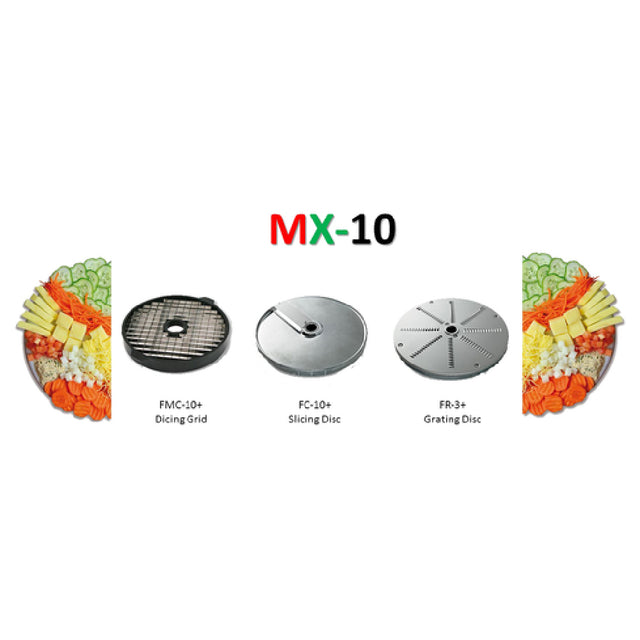 Sammic MX10 (1010476) Disc Package For Vegetable Slicer Includes: 3/8" Dicing Grid (FMC-10D)