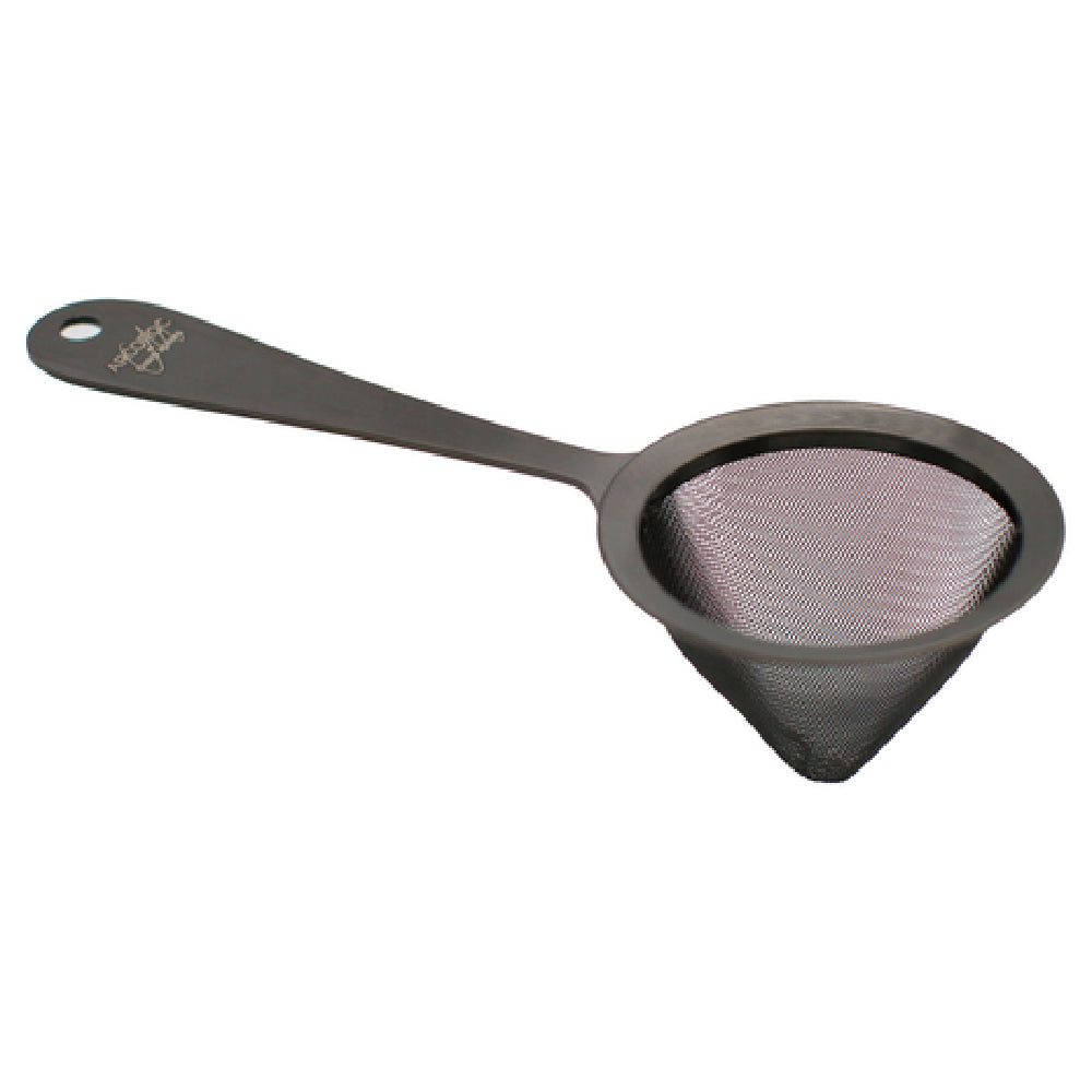 Arc Cardinal MT004 Arcoroc Mix Mesh Strainer Black Matte (L:3.149'' X W:2.677'') 18/8 Stainless Steel