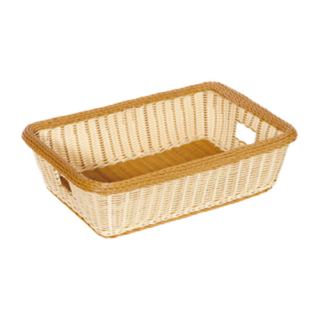 GET Enterprises WB-1516-TT Clipper Mill Designer Polyweave Basket™ 22" X 15-1/2" X 6"H Rectangular