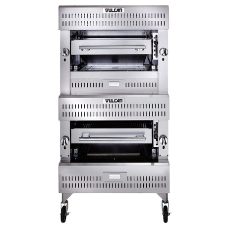 Vulcan VIB2_NAT V Series Deck-Broiler Heavy Duty Range Match Gas