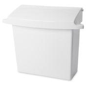 Rubbermaid FG614000WHT - Sanitary Napkin Receptacle, 12-1/2"L X 5-1/4"W X 10-3/4"H