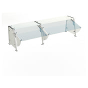 Duke TS462-74 Contemporary Food Shield 73-1/2"W X 20"D X 20-1/8"H Adjustable From Full-service To Self-service Guard
