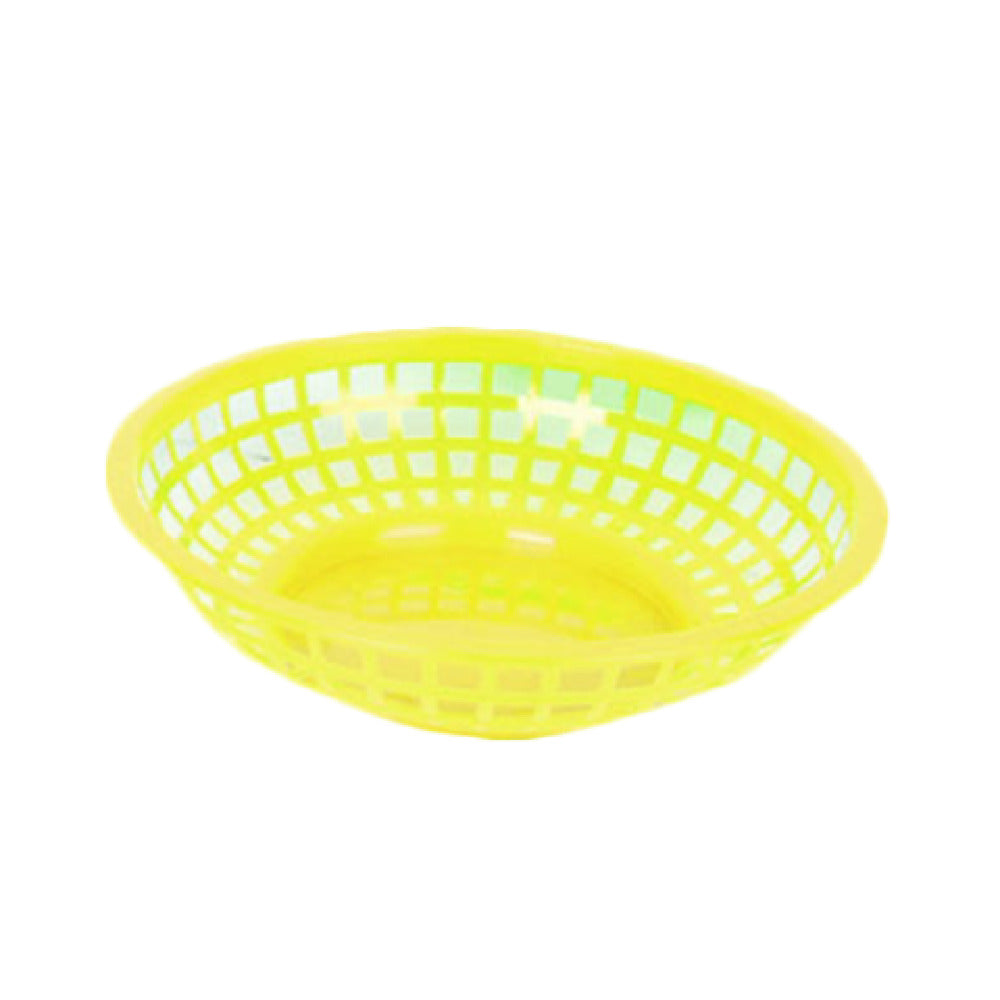 Thunder Group PLBK008Y Fast Food Basket 8" Dia. Round