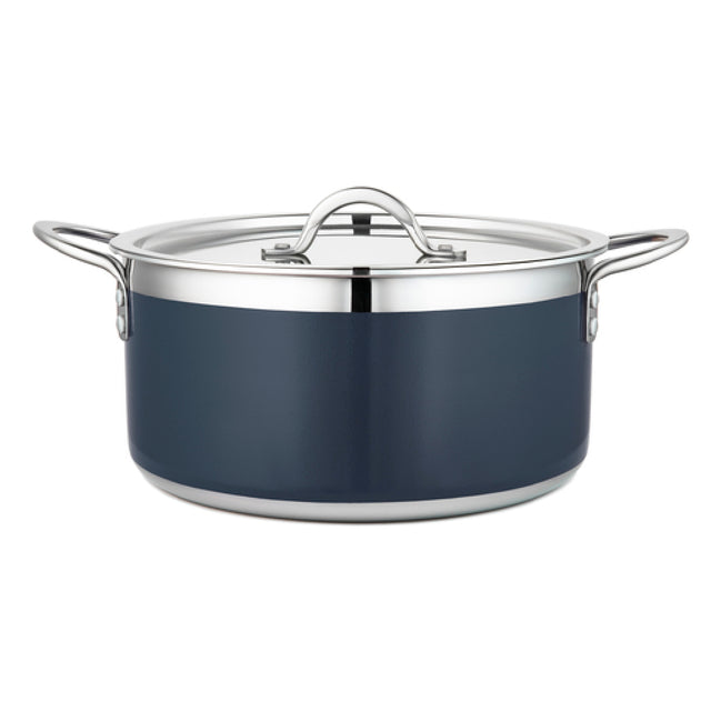 Bon Chef 71303-CF2-CB Country French X Pot 5 Qt. 22 Oz. 10-1/8" Dia. X 4-3/4"H