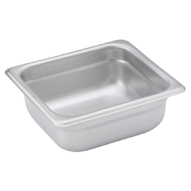 Winco SPJH-602 Steam Table Pan 1/6 Size 6-7/8" X 6-5/16" X 2-1/2" Deep