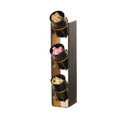 Cal Mil 3411-13 Brooklyn Vertical 3 Cylinder Display 7.25"W X 7.75"D X 20.5"H