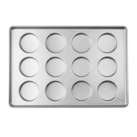 TableCraft Products 13523 - Hamburger Bun Pan, 25-3/4"W X 17-3/4"D X 1-3/4"H, 12 Moulds (3 Rows Of 4)