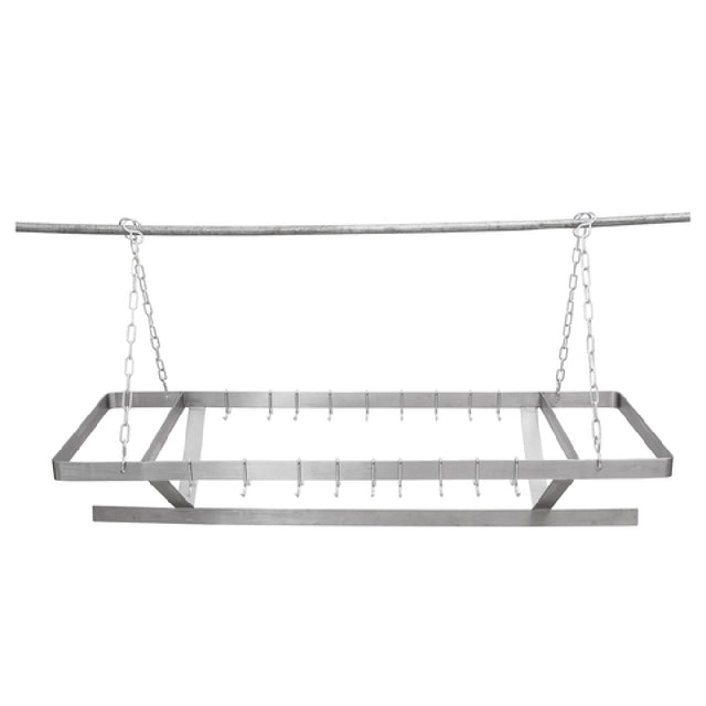 Sapphire Manufacturing SM-CR60 Pot Rack Ceiling Hung Triple Bar Design