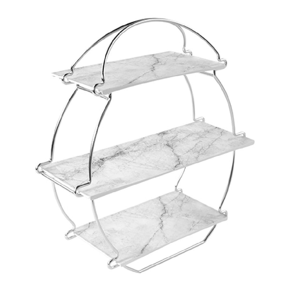 Bauscher Hepp TSS3000MA - Tea Stand, 3-tier, 14-3/10" X 5-3/10" X 5-1/2"H