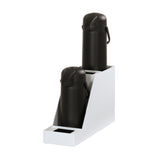 Cal Mil 360-2-15 Airport Stand 7.5"W X 23.5"D X 15.25"H (2) Drip Strays Included