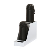 Cal Mil 360-2-15 Airport Stand 7.5"W X 23.5"D X 15.25"H (2) Drip Strays Included