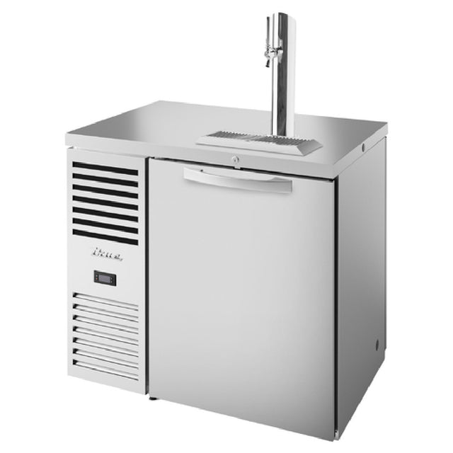 True Refrigeration TDR36-PTSZ1-L-S-S-S-1 Refrigerated Draft Bar Cooler Pass-thru