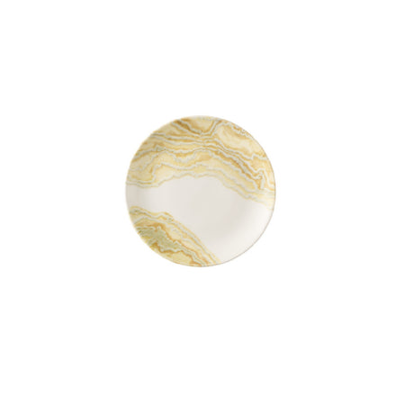 Churchill China TDGDEV101 - Gold Evolve Coupe Plate, 10.25", Ceramic