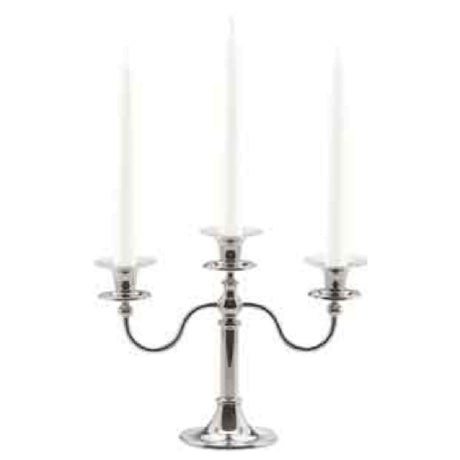 Bauscher Hepp 60.7508.0030 - Candelabra, 8-11/16"H (220mm), With (3) Candle Holders