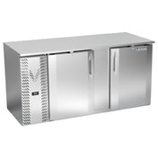 Victory VBB68HC-F-S - Back Bar Refrigerator, Food Rated, Two-section
