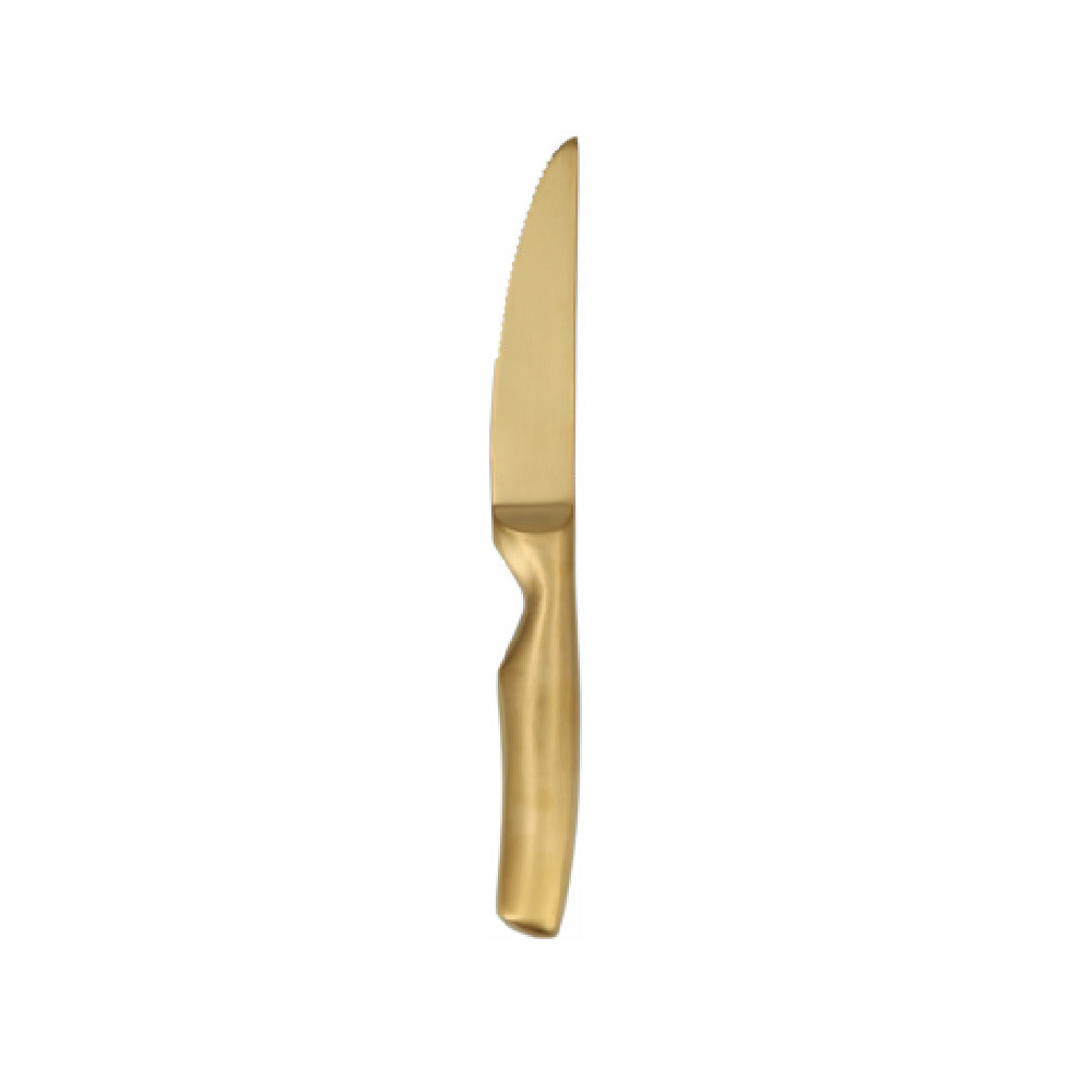 Fortessa 1.5.STK.9B.250 Prime Cut Steak Knife 9.3" Brushed Gold Finish (6 Each Per Case)