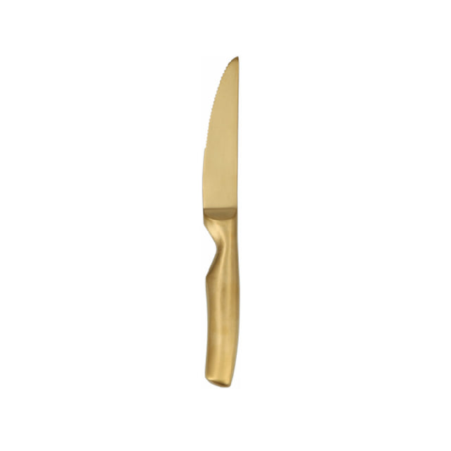 Fortessa 1.5.STK.9B.250 Prime Cut Steak Knife 9.3" Brushed Gold Finish (6 Each Per Case)