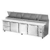 Victory VPPD119HC-2 - Pizza Prep Table, Powered By V-Core™, Four-section