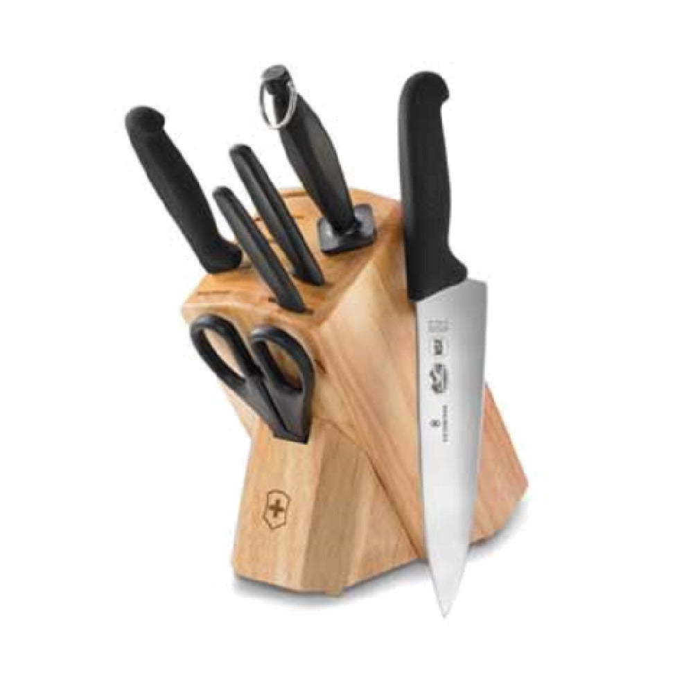 Victorinox 5.1193.7-X2 Block Set 7 Piece Hardwood