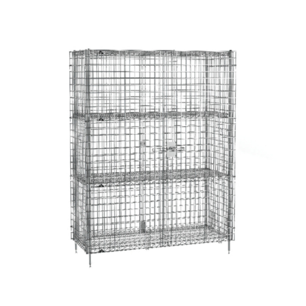 Metro SEC56C-2SE - Super Erecta® Security Unit, Stationary, Chrome Plated Finish