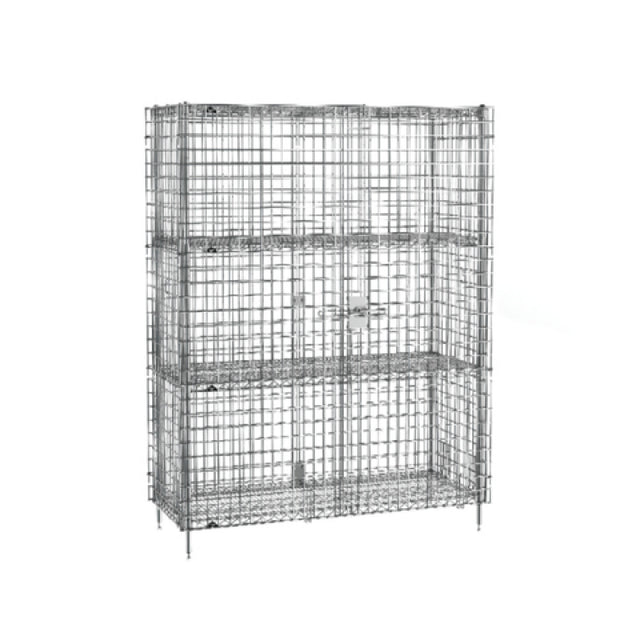 Metro SEC56C-2SE - Super Erecta® Security Unit, Stationary, Chrome Plated Finish