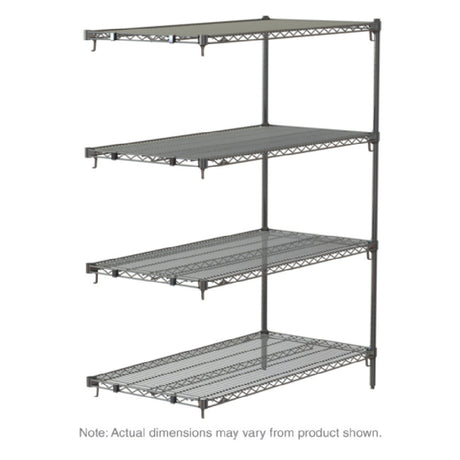 Metro AA536C Super Adjustable Super Erecta® Add-On Shelving Unit 36"W X 24"D X 63 H (4) Wire Shelves