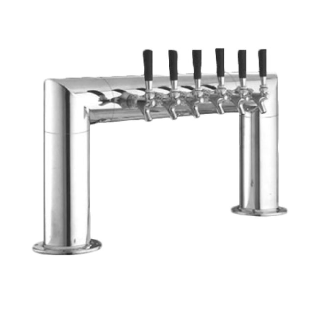 Perlick 4008-6B Pass-Thru Draft Beer Tower Countertop 38"W X 14"H