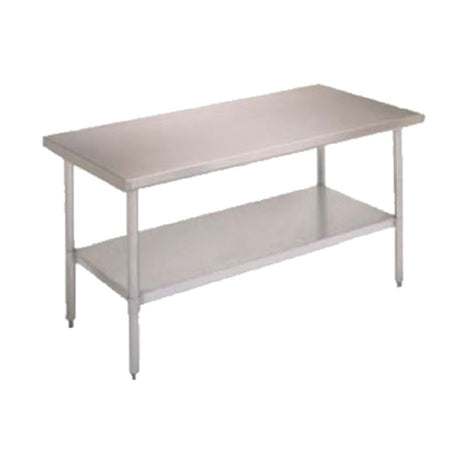 John Boos FBLS2424 Budget Work Table 24"W X 24"D 18/430 Stainless Steel Top