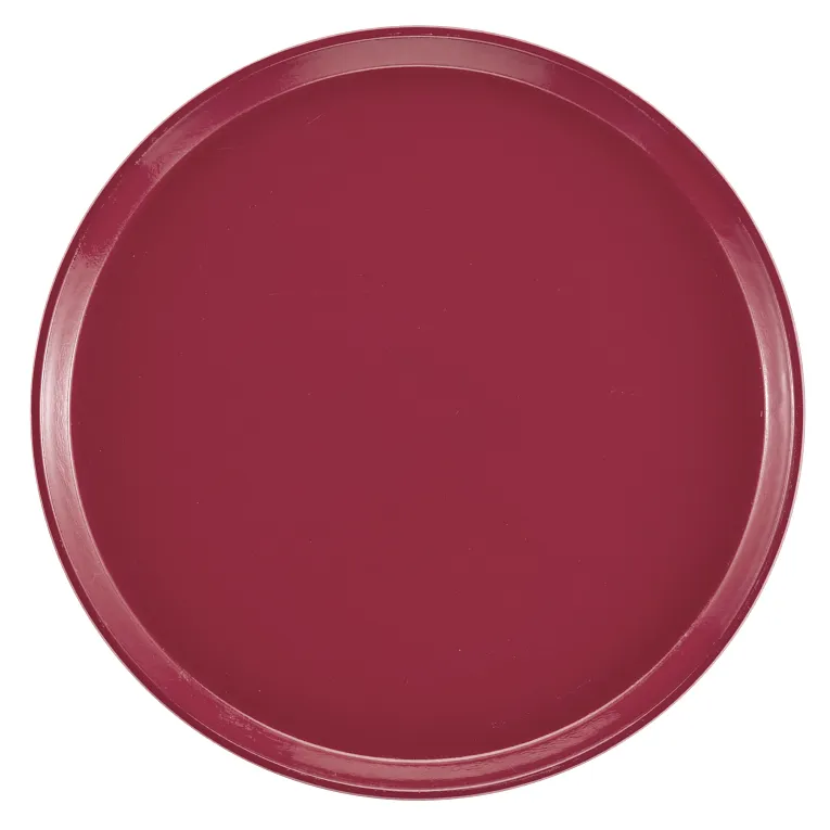Cambro 1600410 Serving Camtray® Round 16" Dia. Raspberry Cream