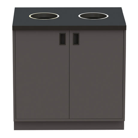 Hubert 89852 - Expressly Hubert® Micro Market Trash Bin, 36"W X 26 3/4"D X 36"H