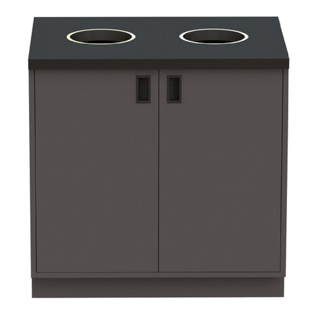 Hubert 89852 - Expressly Hubert® Micro Market Trash Bin, 36"W X 26 3/4"D X 36"H
