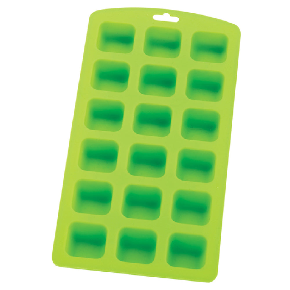 Harold Import Co. 43726 HIC Ice Tray & Baking Mold Flexible Silicone 18-hole Square Shape