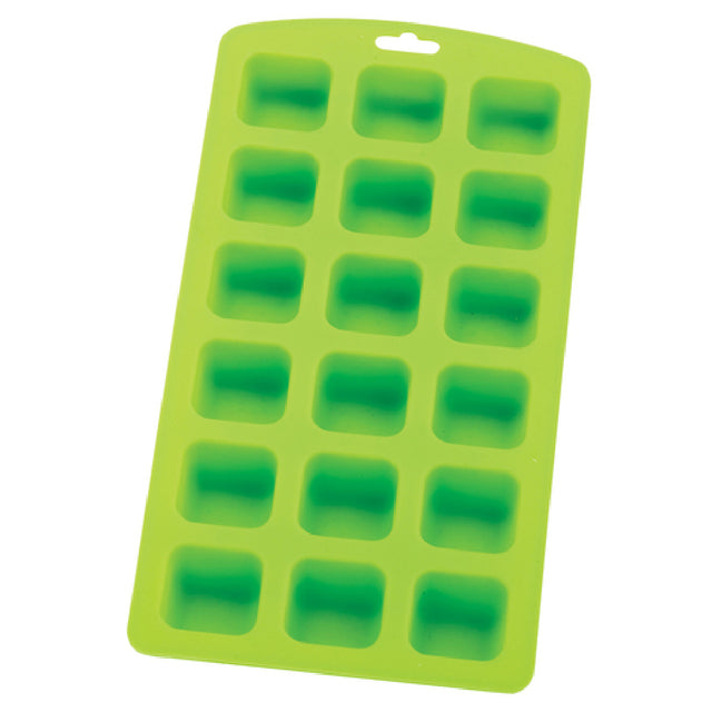 Harold Import Co. 43726 HIC Ice Tray & Baking Mold Flexible Silicone 18-hole Square Shape