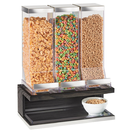 Cal Mil 3823-87 Cinderwood Cereal Dispenser 17-1/2"W X 9-1/2"D X 24"H Countertop