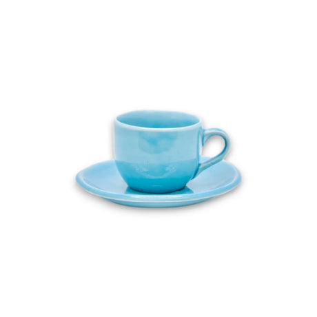 By The Earth Living CM072 Tea Cup & Saucer 5.5" Dia. Saucer 6 Oz Cup