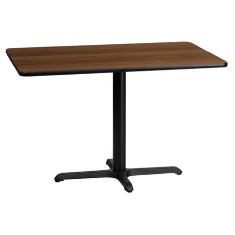 Flash Furniture XU-WALTB-2442-T2230-GG Table 42"W X 24"D X 31-1/8"H Dining Height