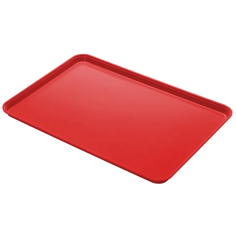 Cambro 1014CL163 Camlite® Tray Rose Red Reinforced Edges 10-5/8" X 13-3/4"