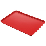 Cambro 1014CL163 Camlite® Tray Rose Red Reinforced Edges 10-5/8" X 13-3/4"