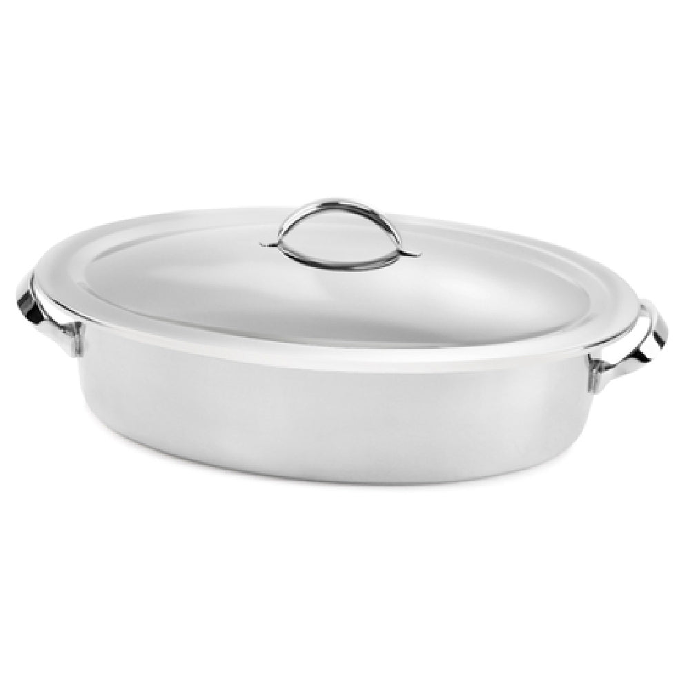 Steelite DW02145DG8SS Oval Chafer 1.25 Gal 17.5"W X 11.625"D X 6.5"H