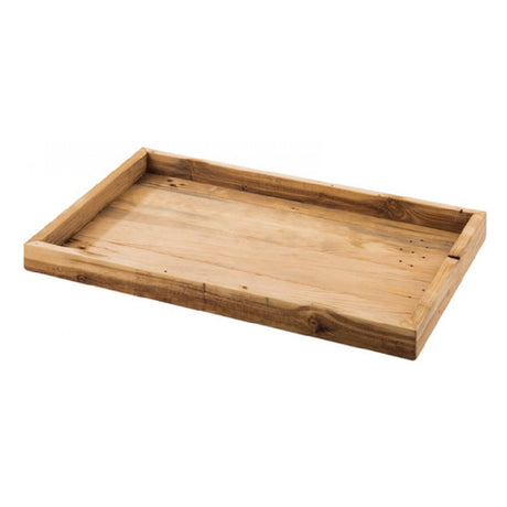 Cal Mil 1367-12-99 Madera Tray 19-1/4"W X 11-3/4"D X 1-1/4"H Rectangular