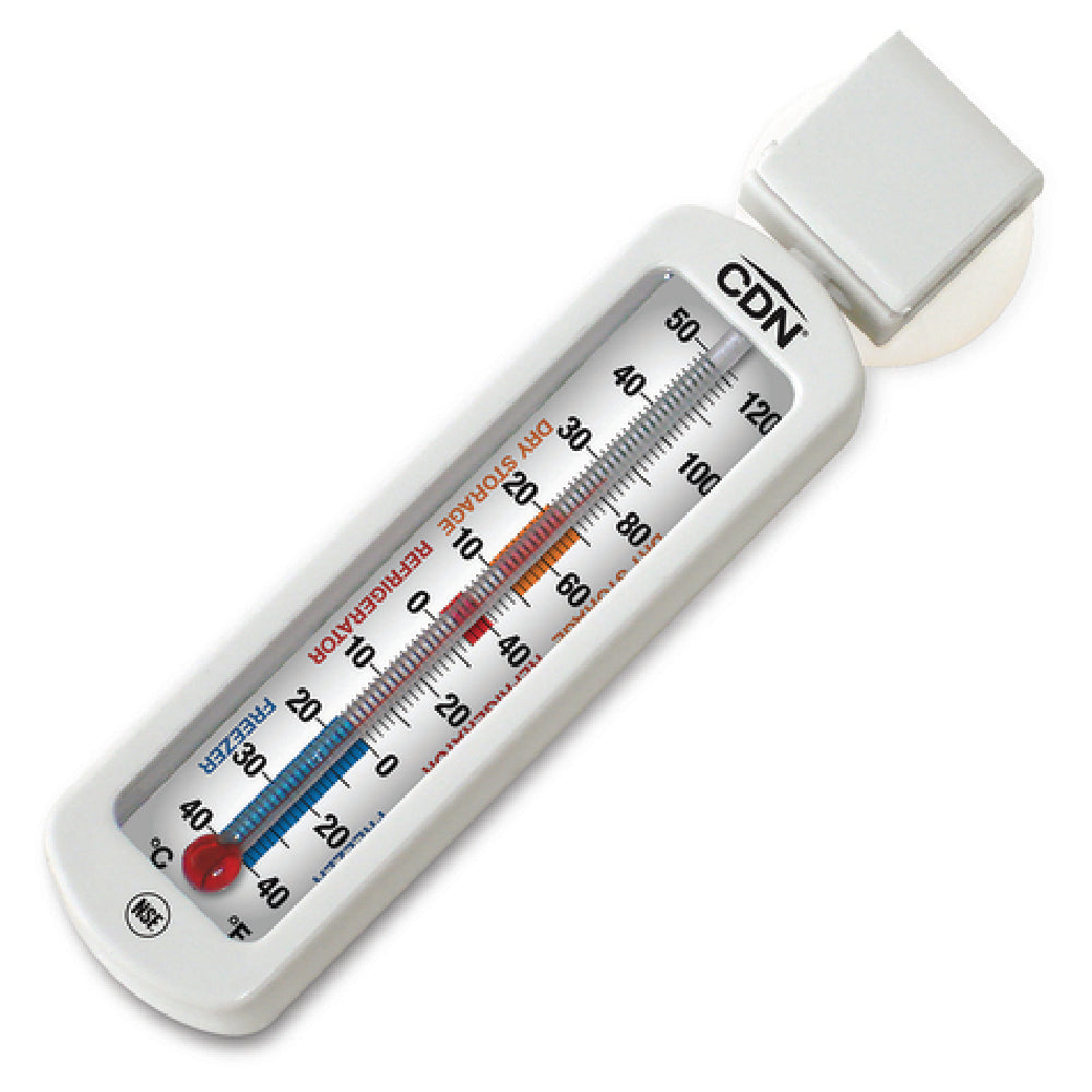 CDN EFG120 Refrigerator/Freezer Thermometer 40 To +120°F (-40 To +50°C) 1/2"W X 2-1/4"H (1.27 X 5.7cm) Display